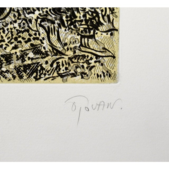 Francois Rouan Sans Titre Ii C. 1980 Original Print For Sale In San Francisco - Image 6 of 7