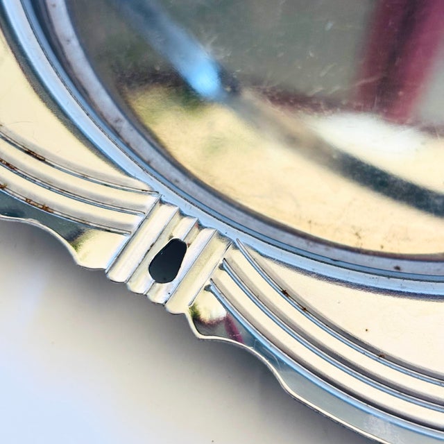 Art Deco Chrome Tray With Bakelite Accents For Sale - Image 9 of 10