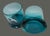 Vintage Pair of Coastal Ocean Blue Seagull Cocktail Rocks Glasses For Sale - Image 6 of 7