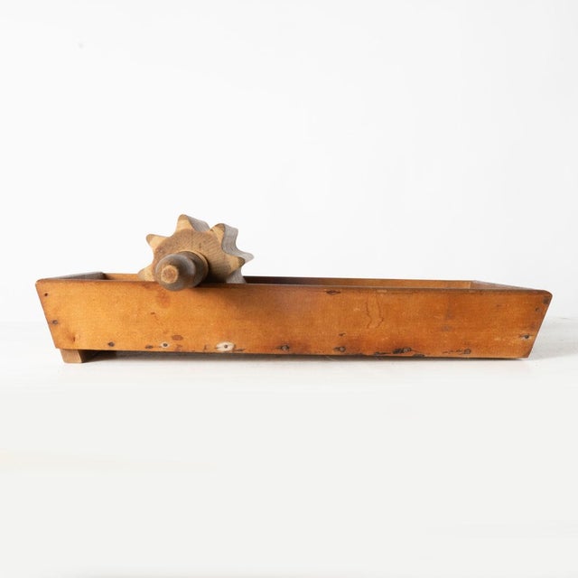 Wood Antique Butter Worker For Sale - Image 7 of 8