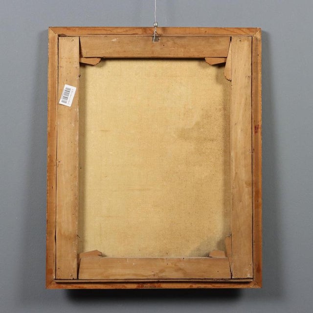 Filippo Marsigli, Portrait, Oil on Paper on Canvas For Sale - Image 10 of 11