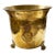 Vintage Brass Lion Head Bucket For Sale