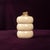 Cream Speckled Ceramic and Brass Table Lighter by Tommaso Barbi, 1970s For Sale - Image 15 of 15