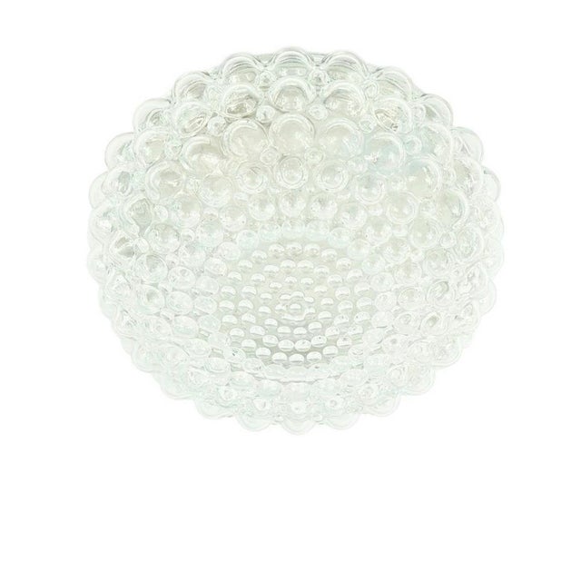 Mid-Century Modern Bubble Glass Flush Mount by Helena Tynell for Limburg, Germany, 1970s For Sale - Image 12 of 12