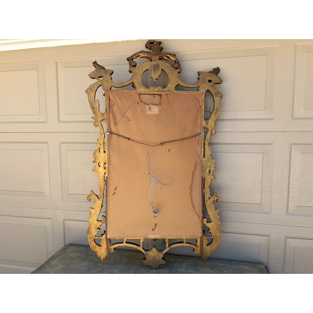 Early 20th Century French Louis XV Carved Giltwood Wall Mirror For Sale - Image 18 of 18