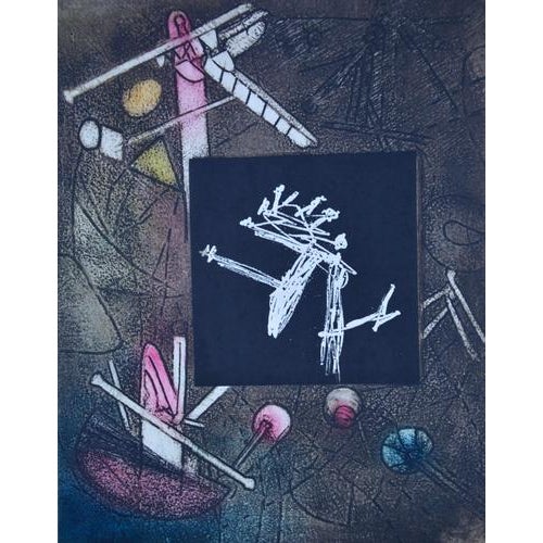 1960s Roberto Matta, The Voices, 1964, Aquatint Etching For Sale - Image 5 of 8