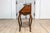 Italian 19th Century Walnut and Mahogany Writing Table with Slant Front Desk For Sale - Image 4 of 14