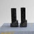 Black Vintage Marble Sculptural Candleholders - A Pair For Sale - Image 8 of 12