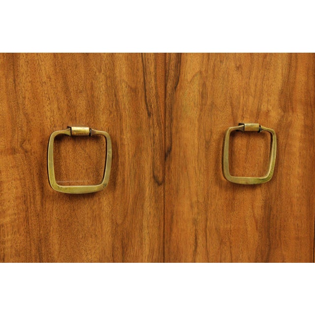 Widdicomb Mid-Century Modern Walnut & Burl Gentlemans Chest For Sale - Image 11 of 18