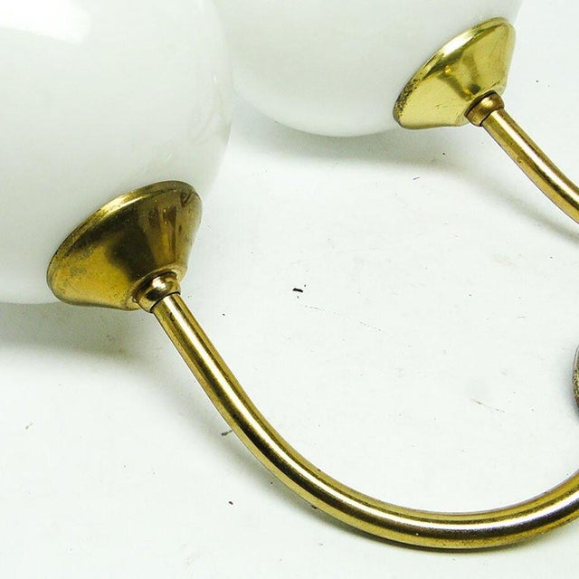 Art Deco Sconces, Poland, 1950s, Set of 2 For Sale - Image 6 of 9