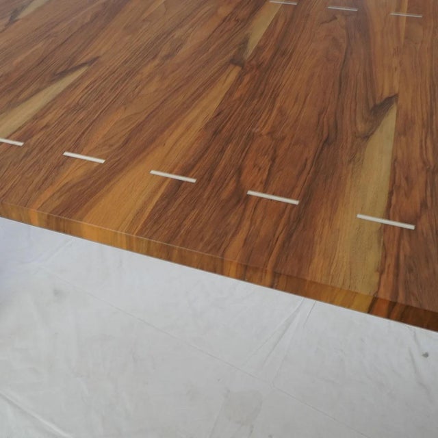Modern Rosewood Dining Table With Inlay For Sale - Image 13 of 13