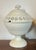 Antique 18th Century George III Creamware Covered Footed Bowl, Compote or Centerpiece With Flower Finial For Sale - Image 10 of 17