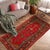 Pasargad DC Rust Russian Antique Kazak Rug For Sale - Image 4 of 4
