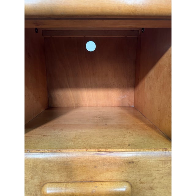Mid 20th Century American Modern Nightstand Made by Conant Ball For Sale - Image 5 of 11