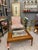 Vintage Retro Fauteuil Exposed Wood Arm Chair For Sale In Atlanta - Image 6 of 6