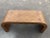 Brown Vintage Seagrass Waterfall Console Table For Sale - Image 8 of 13