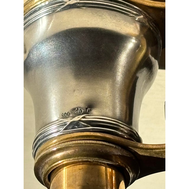 Antique 1890s German .800 Solid Silver & Mother-of-Pearl Opera Glasses For Sale - Image 4 of 11