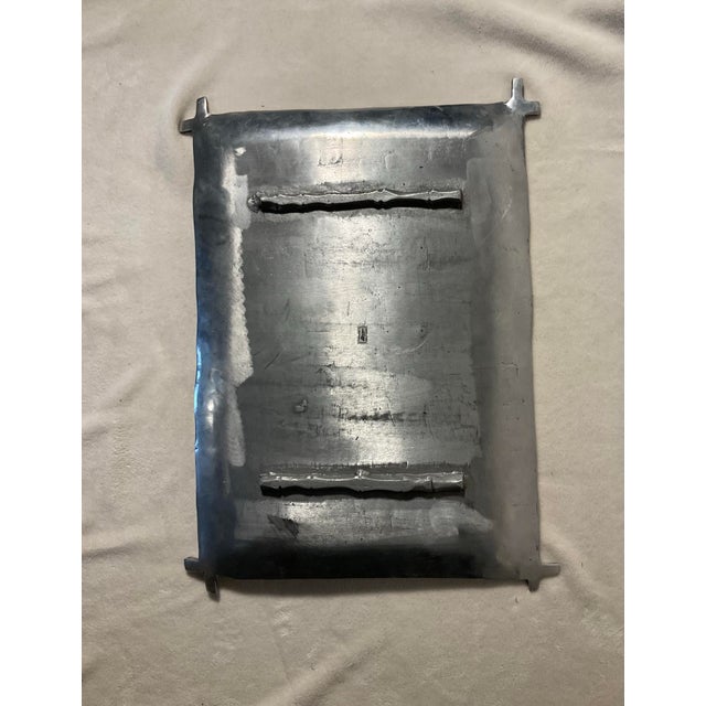 Mariposa Aluminum Bamboo Oversized Serving Platter, Hecho en Mexico, Circa 1980s For Sale In Greenville, SC - Image 6 of 9