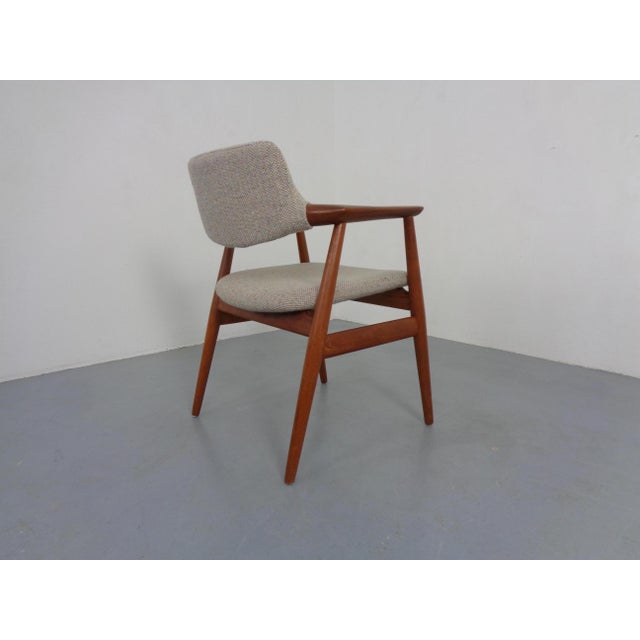 Teak & Wool GM11 Armchair from Svend Aage Eriksen of Glostrup, Denmark, 1960s For Sale - Image 11 of 18