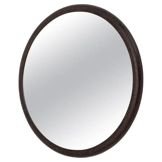 1950s Polish Iron Mirror For Sale - Image 10 of 10