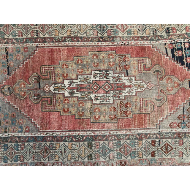 Oushak Handmade Vintage Rug For Sale - Image 10 of 11