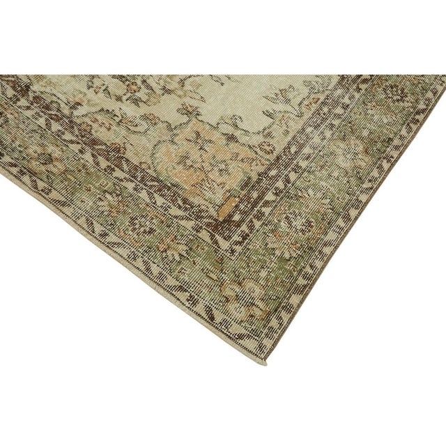 Vintage Turkish Hand-Knotted Rug For Sale - Image 4 of 7