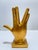 The Vulcan Salute Live Long & Prosper Spock Hand Sculpture in Gold For Sale - Image 4 of 4