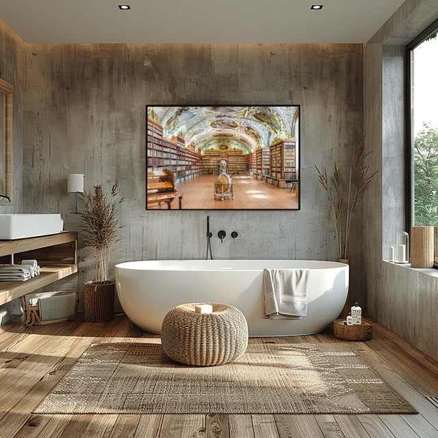 Strahov Library Iii, Prague Czech Republic, Contemporary Photograph by Richard Silver 24x36 For Sale In Miami - Image 6 of 9