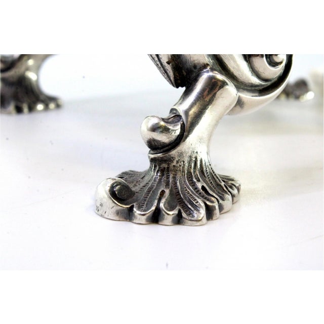 Silver Kettle with Fluted Reliefs For Sale - Image 4 of 10