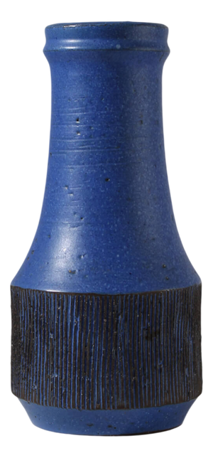 Swedish Blue Ceramics Vase by Ninnie Forsgren, 1960s