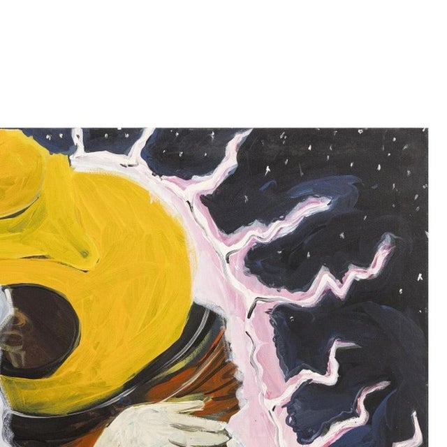 Nazaré Álvares, Composition, 1997, Acrylic on Canvas For Sale - Image 4 of 6
