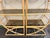 Wood 84-Inch Rattan Half-Round Etageres With Smoked Glass Shelves - A Pair For Sale - Image 7 of 8