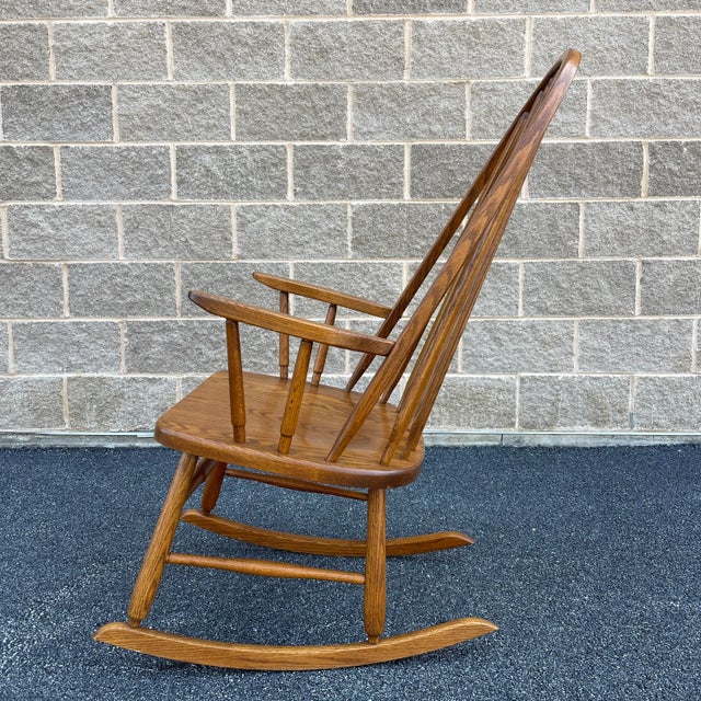 21st Century Hunt Country Furniture Traditional Solid Oak Bowback