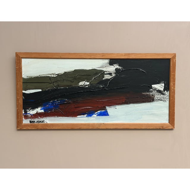 Hans Osswald, Hurricane, 1960s, Oil on Panel, Framed For Sale - Image 11 of 17