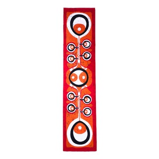 Mid-Century German Pop Art Screen-Printed Wall Hanging by Traute Sänger, 1970s For Sale