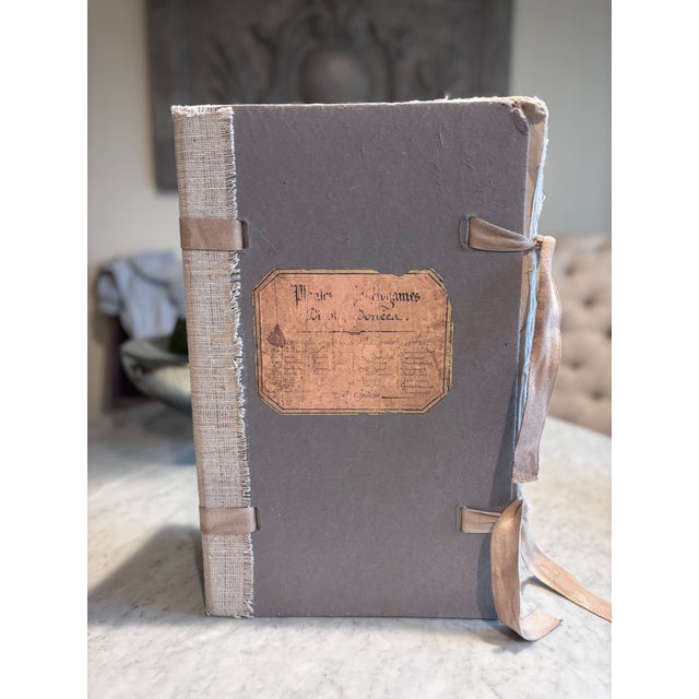 2010s Restoration Hardware Large French Tome Book For Sale - Image 5 of 6