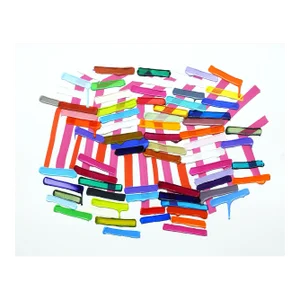 Contemporary Abstract Acrylic on Montval Paper Painting "Bulk Candy" by Martina Nehrling