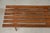1960s Mid Century Slatted Coffee Table Bench For Sale - Image 4 of 5