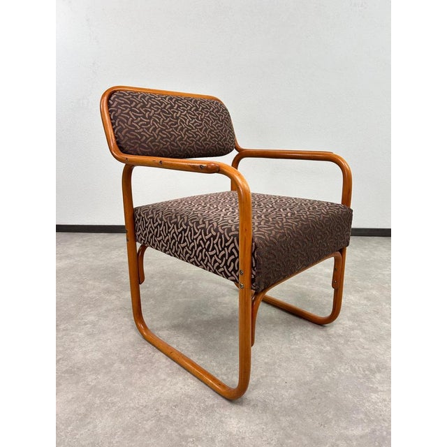 Wood Vintage Art Deco Armchairs from Thonet, 1929, Set of 2 For Sale - Image 7 of 15