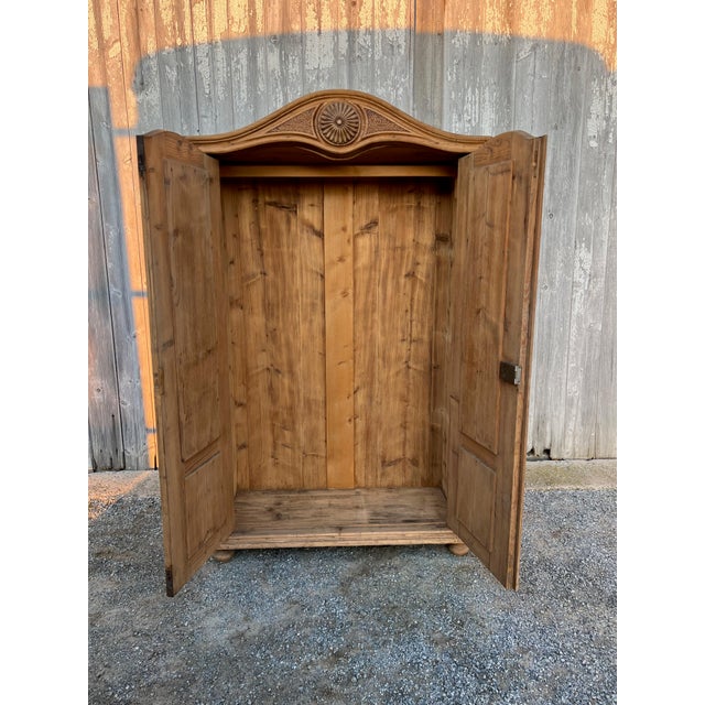 Swedish Pine Armoire Chairish