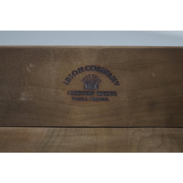 Louis Irion Bench Made Chippendale Walnut Chest For Sale - Image 12 of 12