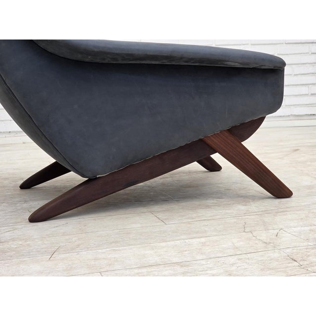 Leather Armchair by Illum Wikkelsø, 1970s For Sale - Image 11 of 17