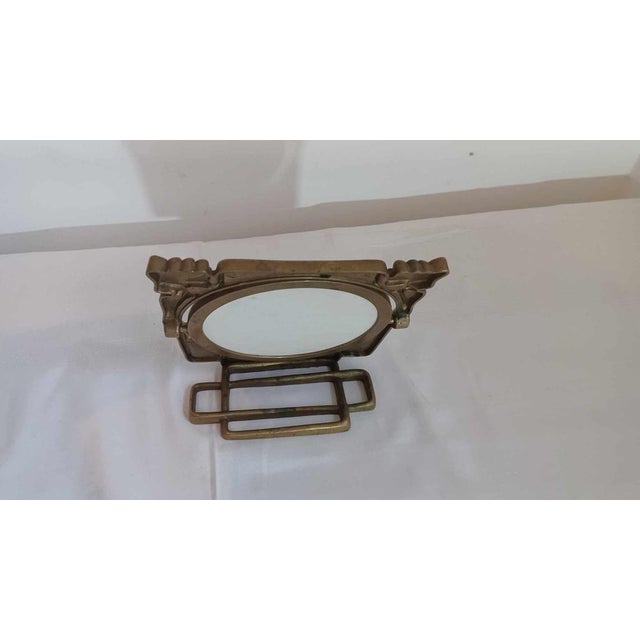 Art Deco Brass Dressing Mirror, 1920s-1930s For Sale - Image 9 of 16