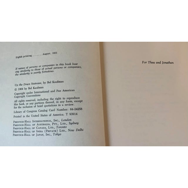 1960s 1965 “Up the Down Staircase” by Bel Haufman Book For Sale - Image 5 of 9