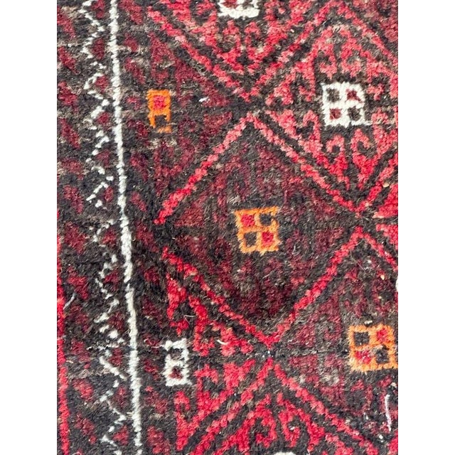 Mid-Century Turkmen Baluch Rug, 1950s For Sale - Image 9 of 18