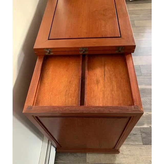 Sienna Vintage Chinese Rosewood Oriental Wine Bar or Cocktail Cabinet For Sale - Image 8 of 13