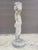 Antique Asheville Estate 40" Tall Cast Stone Statue of Hebe - Garden Patina For Sale - Image 4 of 9