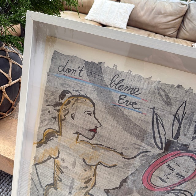 1990s Karen Finley “Don’t Blame Eve” Signed Lithograph For Sale - Image 5 of 11