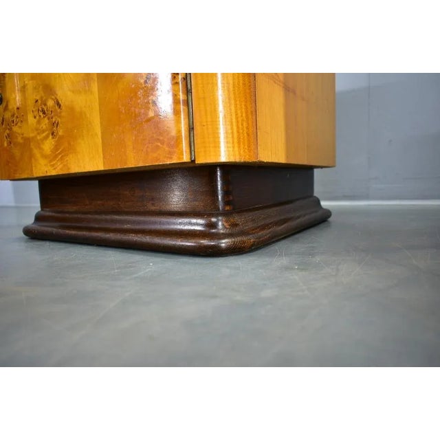 Wood Bedside Tables by Jindrich Halabala, Czechoslovakia, 1940s, Set of 2 For Sale - Image 7 of 18