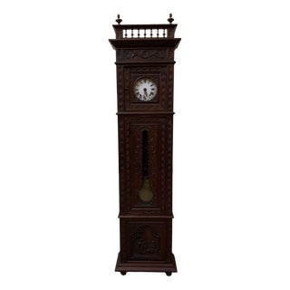 Antique Breton Grandfather Clock, 1880 For Sale